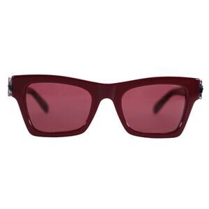 Salvatore Ferragamo Rectangle Sunglasses - Burgundy / Red - NWT